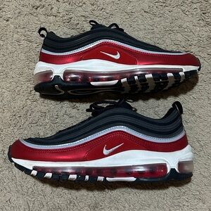 Nike Kids Red, Black, and White Sneakers